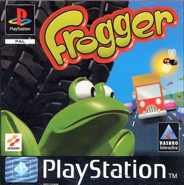 Frogger box art for Playstation